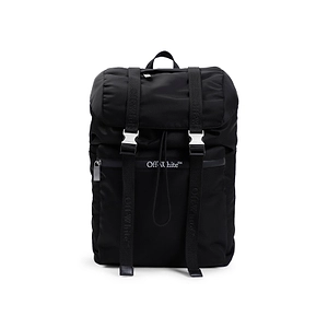 Logo Printed Buckle-Detailed Backpack