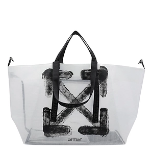 Logo Printed Top Handle Bag