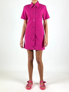 Logo Shirt Mini Dress