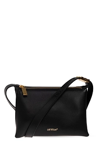 Off-White Logo Stamp Zip-Up Small Shoulder Bag