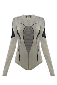 Off-White Seamless Long Sleeve Bodysuit