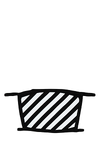 Off-White Striped Face Mask