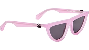 Off-White Triangular Frame Sunglasses