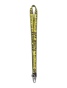 Off-White Webbing Lanyard Keychain
