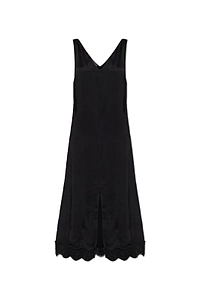 Liara Lace-Trim Midi Dress