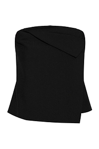 Noelia Strapless Peplum Top