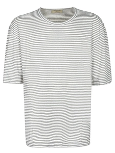 Officine GÉNÉRale Striped Crew-Neck T-Shirt