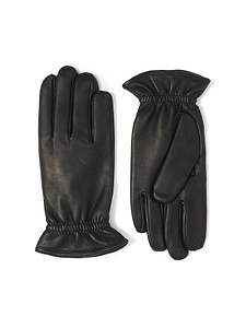 Orciani Flared Cuff Leather Gloves