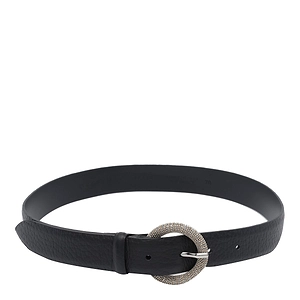 Orciani Textured Round-Buckle Belt
