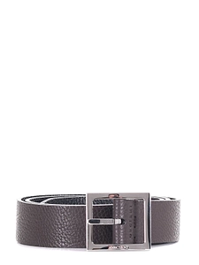 Orciani Textured Square-Buckle Belt