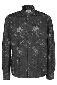 Orian Floral Denim Shirt