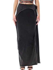 Ottolinger Draped Slit Maxi Skirt