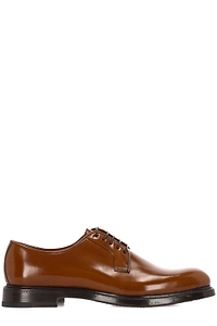 Ortigni Plain Derby Lace-Up Shoes