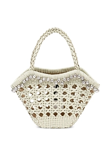 Osoi Beaded Woven Shoulder Bag