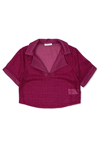 OsÉRee Kids Glitter Polo Top
