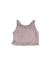 OsÉRee Kids Ruffled Lurex Top
