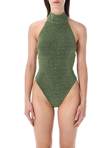 LumiÈRe Halterneck One-Piece Swimsuit