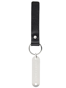 Our Legacy Logo Tag Leather Keyring