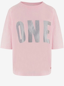 One Tee Alan Glitter Logo T-Shirt