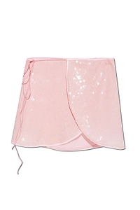 Sequin Wrap Beach Skirt