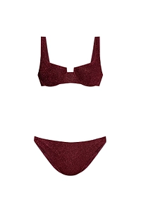 OsÉRee Sequined Two Piece Swimsuit