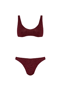 OsÉRee Sequined Two Piece Swimsuit