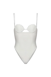 OsÉRee Shell Cut-Out Swimsuit