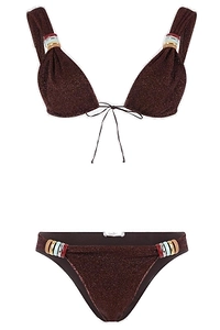 OsÉRee Triangle Cup Embellished Beachwear