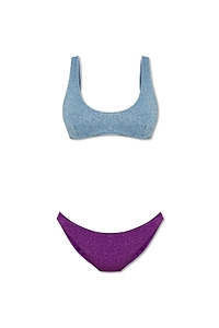 OsÉRee Wide Shoulder Strapped Two Piece Swimsuit