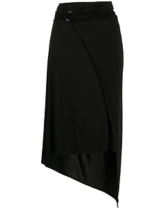 Paco Rabanne Asymmetric Belted Skirt
