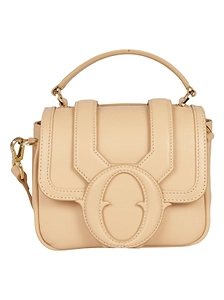 Ottod'ame Oval Flap Shoulder Bag