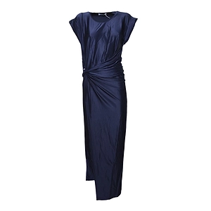 Paco Rabanne Draped Midi Dress