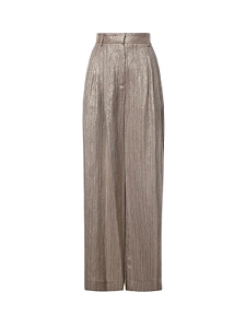 Ottod'ame Pinstriped Wide-Leg Pants