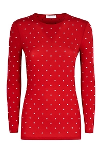 Paco Rabanne Embellished Jersey Top