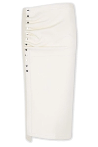 Paco Rabanne Gathered Detailed Midi Skirt