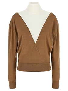 Paco Rabanne High Neck Knitted Jumper