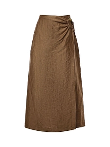 Ottod'ame Ruched Ring Detail Skirt