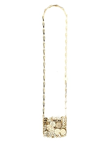 Paco Rabanne Micro 1969 Logo Charm Crossbody Bag