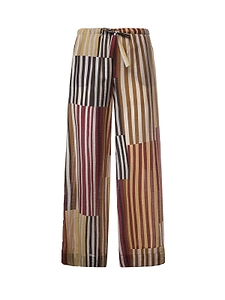 Ottod'ame Striped Wide-Leg Pants