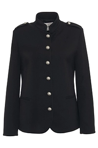 Ottod'ame Stand Collar Buttoned Blazer