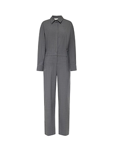 Ottod'ame Tailored Long-Sleeve Jumpsuit