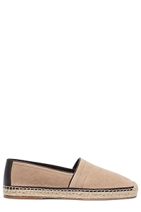 Brunello Cucinelli Leather Trim Espadrilles