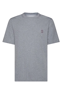Brunello Cucinelli Logo Crewneck T-Shirt