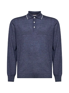 Brunello Cucinelli Lightweight Plain Stitched Polo Shirt