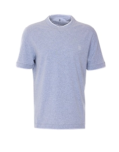 Brunello Cucinelli Logo Detailed Crewneck T-Shirt