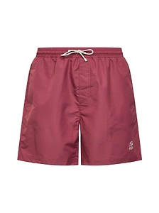 Brunello Cucinelli Logo Detailed Drawstring Swim Shorts