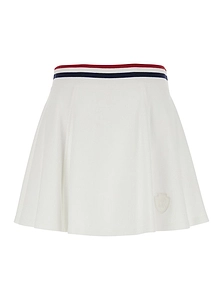 Brunello Cucinelli Logo Detailed Pleated Skirt