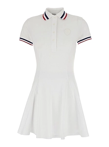 Logo Detailed Short-Sleeved Dress