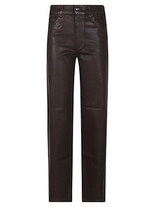 Paige Sasha Coated Straight-Leg Jeans