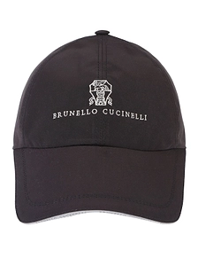Brunello Cucinelli Logo Embroidered Baseball Cap